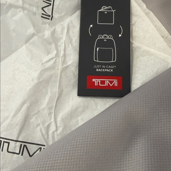 TUMI Voyageur Just In Case Black Backpack with Detachable Pouch - Picture 7 of 9